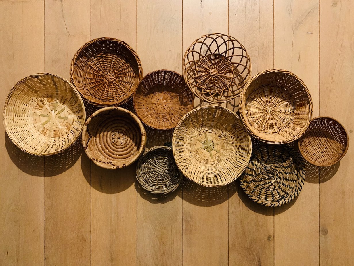 The beauty and utility of decorative baskets made of natural materials
